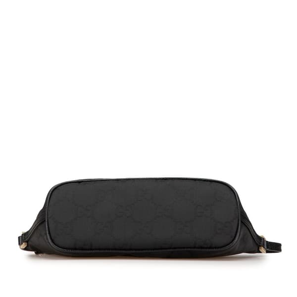 Pre-owned Gucci GG Nylon  Boat Black