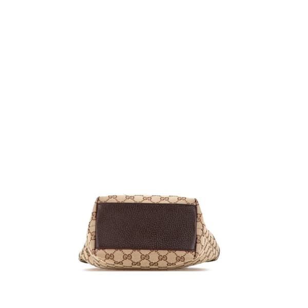 Pre-owned Gucci GG Canvas Charmy Shoulder Bag Brown