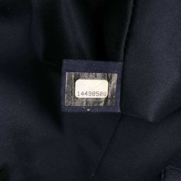 Pre-owned Chanel Large Quilted Lambskin Ultimate Stitch Flap Blue
