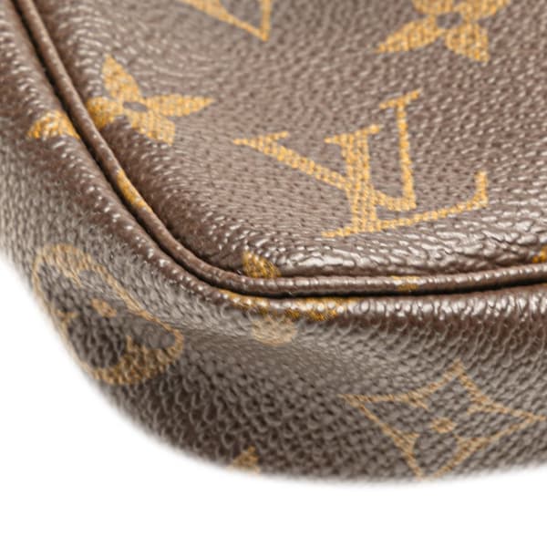 Pre-owned Louis Vuitton Monogram Pochette Accessoires Brown