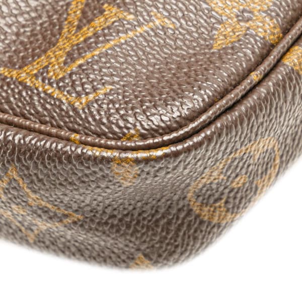 Pre-owned Louis Vuitton Monogram Pochette Accessoires Brown