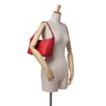 Miniatyrbild 8 av 8: Pre-owned Bottega Veneta Nappa Intrecciato Shoulder Bag Red