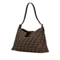 Miniatyrbilde 2 av 10: Pre-owned Fendi Zucca Canvas Shoulder Bag Brown