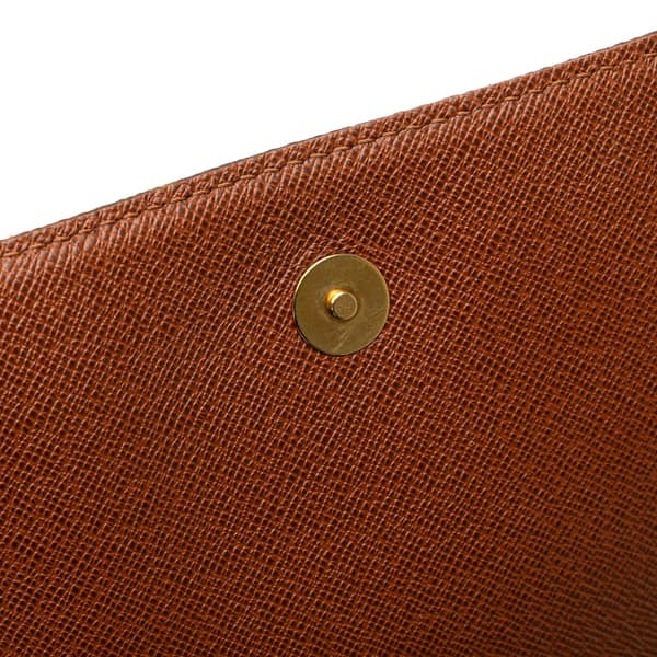 Pre-owned Louis Vuitton Monogram Musette Tango Short Strap Brown