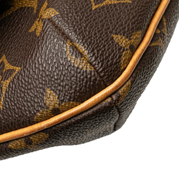 Pre-owned Louis Vuitton Monogram Musette Tango Short Strap Brown