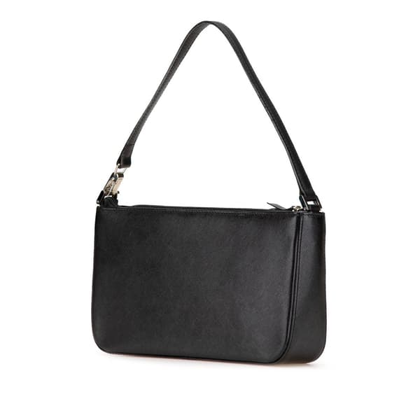Pre-owned Burberry Leather Shoulder Bag Black