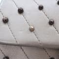 Miniatyrbild 9 av 10: Pre-owned Chanel Mini Rectangular Chevron Lambskin Stud Wars Flap Silver