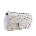 Miniatyrbild 2 av 10: Pre-owned Chanel Mini Rectangular Chevron Lambskin Stud Wars Flap Silver