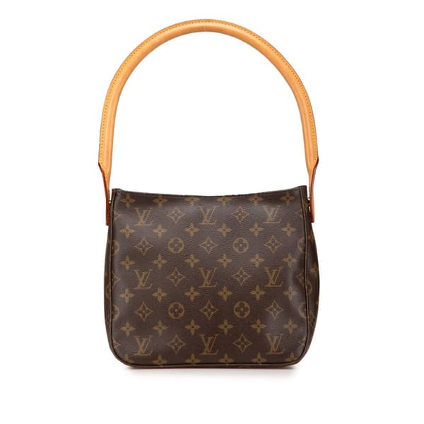 Pre-owned Louis Vuitton Monogram Looping MM Brown