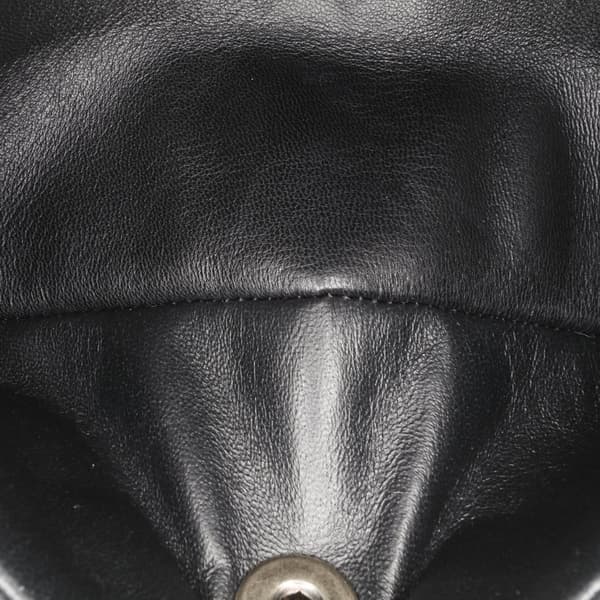 Pre-owned Chanel CC Quilted Lambskin Double Flap Black