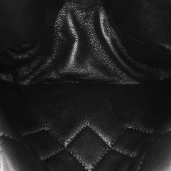 Pre-owned Chanel CC Quilted Lambskin Double Flap Black