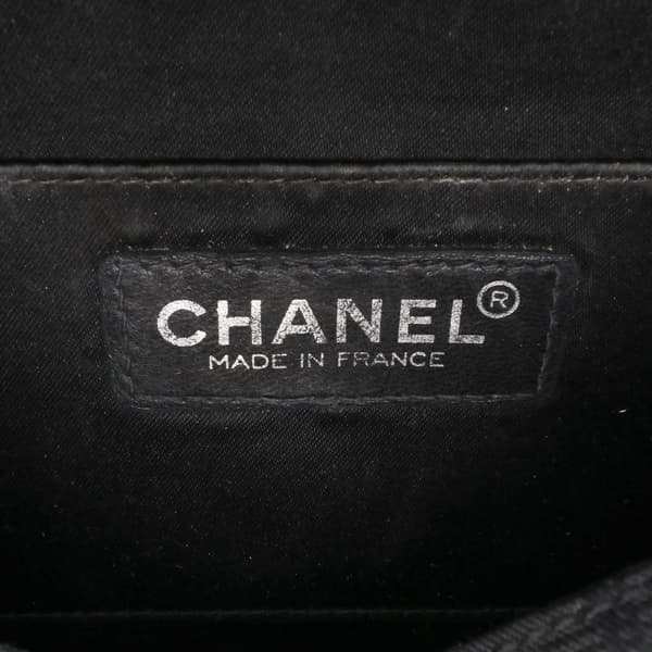 Pre-owned Chanel Mini New Travel Line Nylon Accordion Flap Black