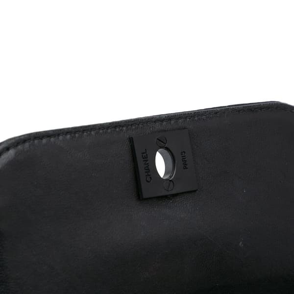 Pre-owned Chanel Mini New Travel Line Nylon Accordion Flap Black