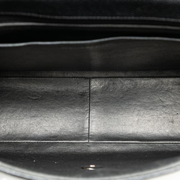 Pre-owned Chanel Jumbo Quilted Caviar Single Flap Black