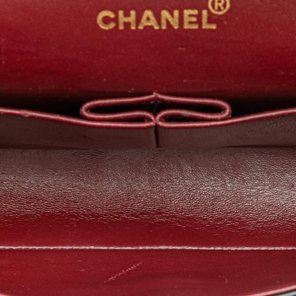 Pre-owned Chanel Medium Classic Lambskin Double Flap Black
