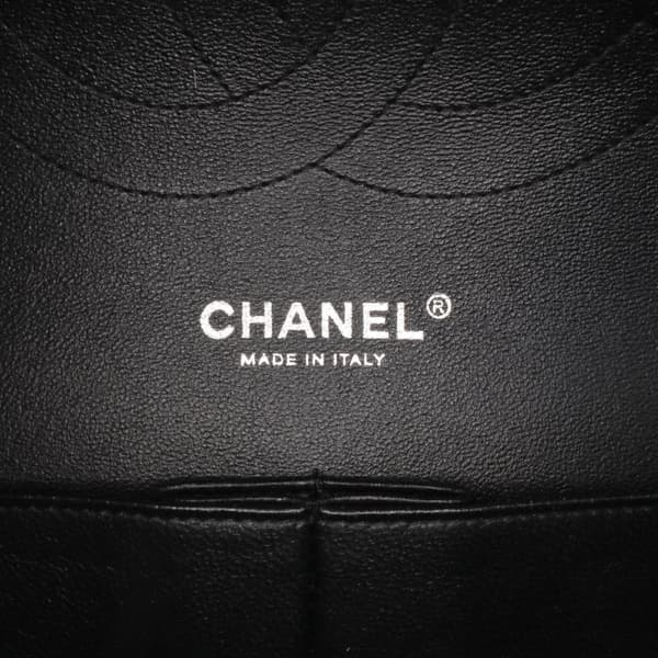 Pre-owned Chanel Jumbo Classic Patent Double Flap Black