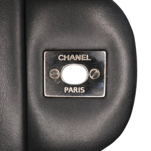 Pre-owned Chanel Jumbo Classic Patent Double Flap Black