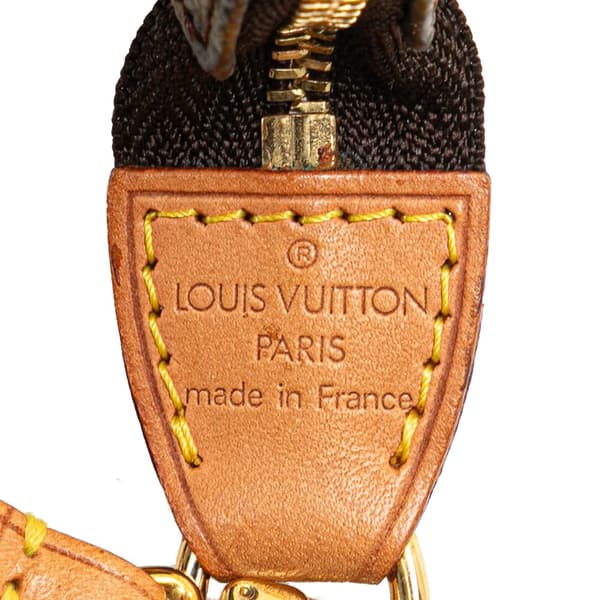 Pre-owned Louis Vuitton Stephen Sprouse Monogram Graffiti Pochette Accessoires Brown
