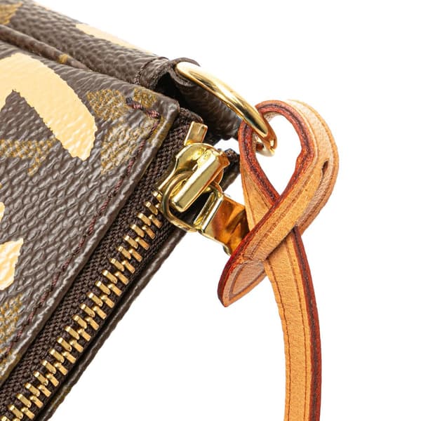 Pre-owned Louis Vuitton Stephen Sprouse Monogram Graffiti Pochette Accessoires Brown