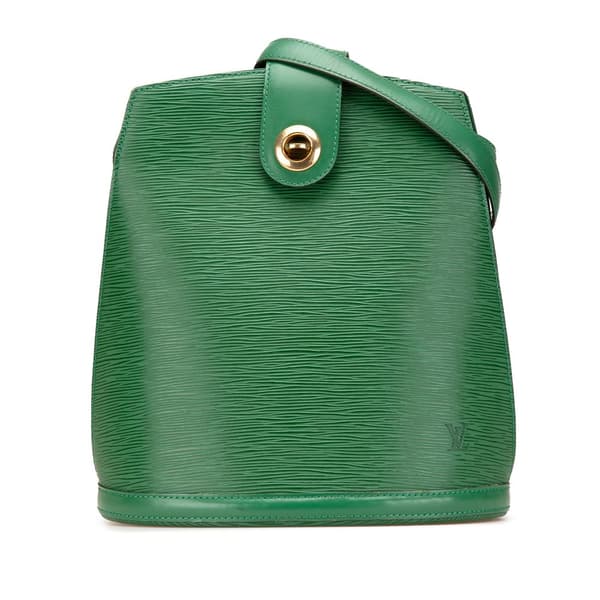Pre-owned Louis Vuitton Epi Cluny Green