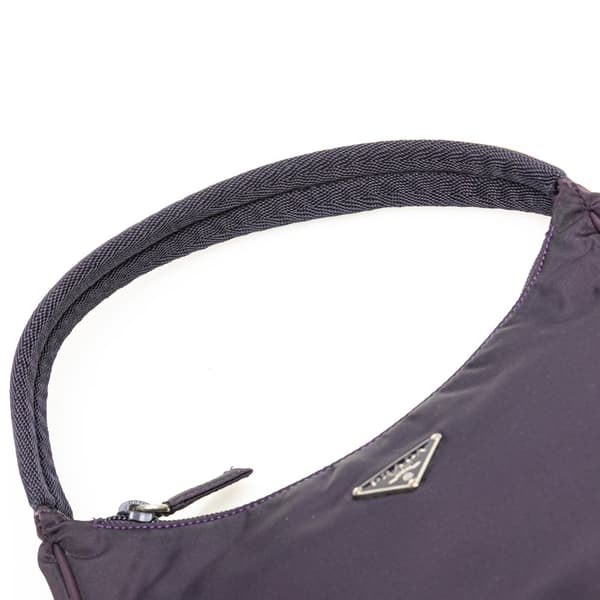 Pre-owned Prada Mini Tessuto Sport Shoulder Bag Purple
