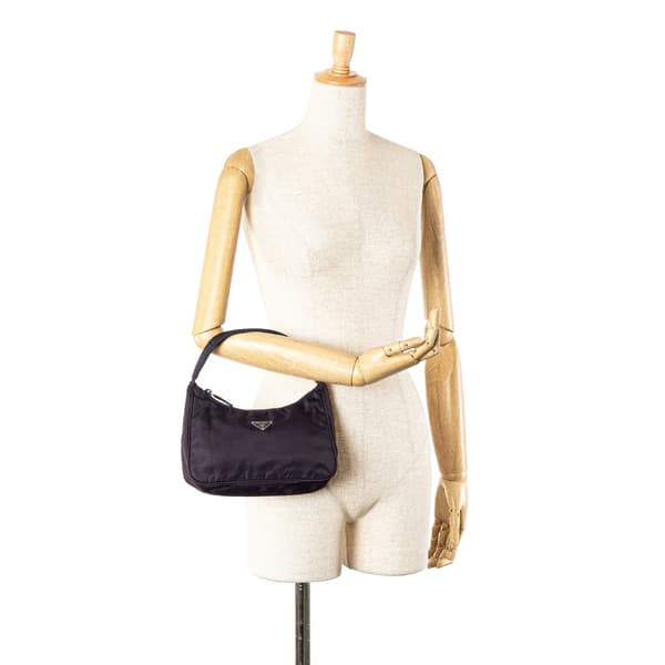 Pre-owned Prada Mini Tessuto Sport Shoulder Bag Purple