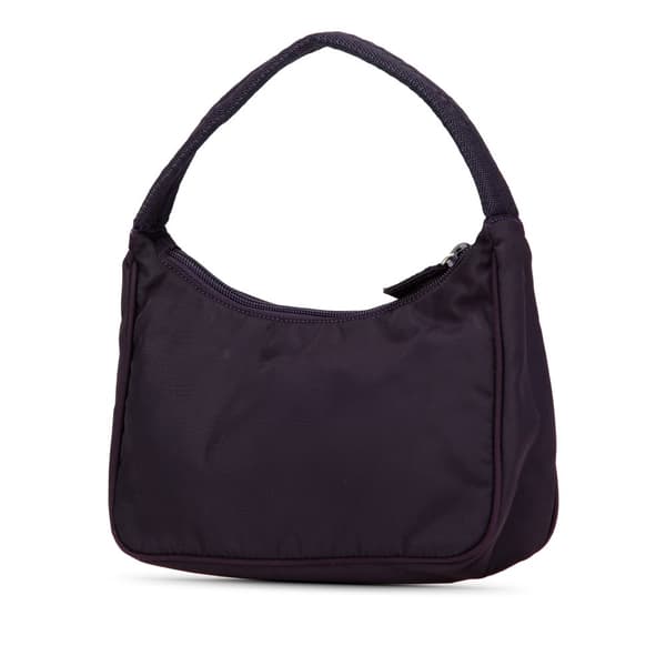 Pre-owned Prada Mini Tessuto Sport Shoulder Bag Purple