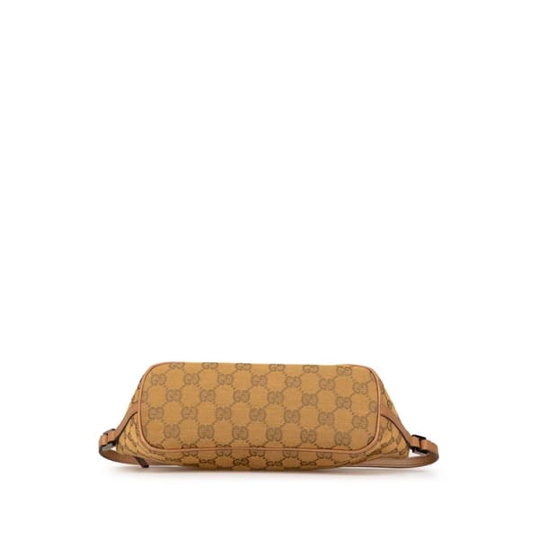 Pre-owned Gucci GG Canvas Boat  Brown