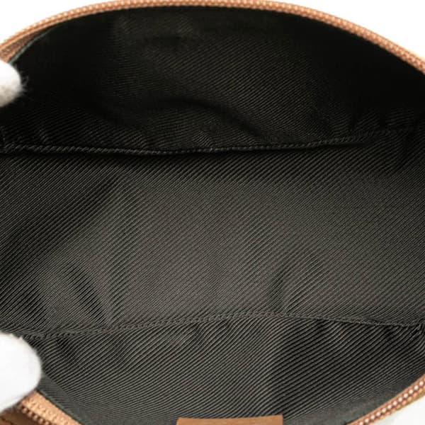 Pre-owned Gucci GG Canvas Boat  Brown