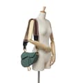 Miniatyrbillede 8 af 9: Pre-owned Dior Grained Calfskin Saddle Bag Green