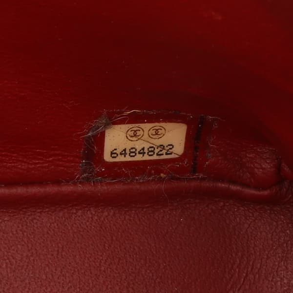 Pre-owned Chanel Medium CC Perforated Calfskin Single Flap Brown