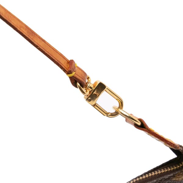Pre-owned Louis Vuitton Monogram Pochette Accessoires Brown