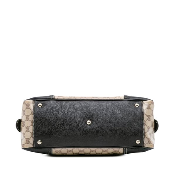 Pre-owned Gucci GG Crystal Princy Shoulder Bag Brown