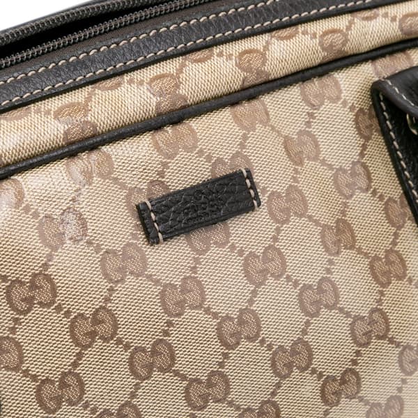 Pre-owned Gucci GG Crystal Princy Shoulder Bag Brown