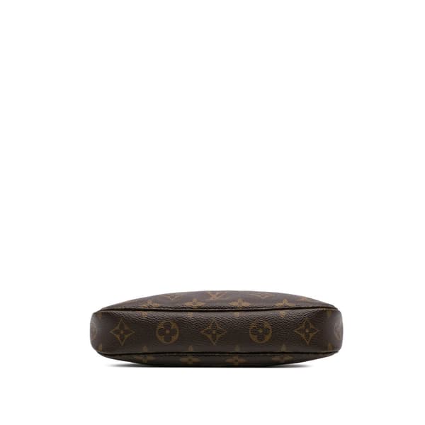 Pre-owned Louis Vuitton Monogram Pochette Accessoires Brown