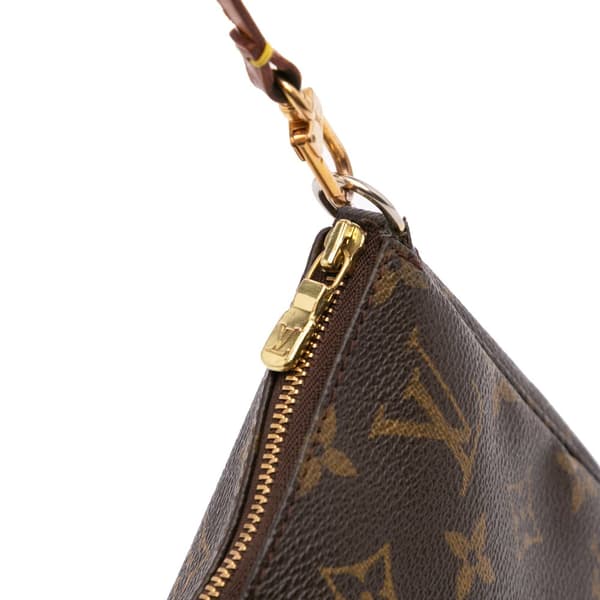 Pre-owned Louis Vuitton Monogram Pochette Accessoires Brown