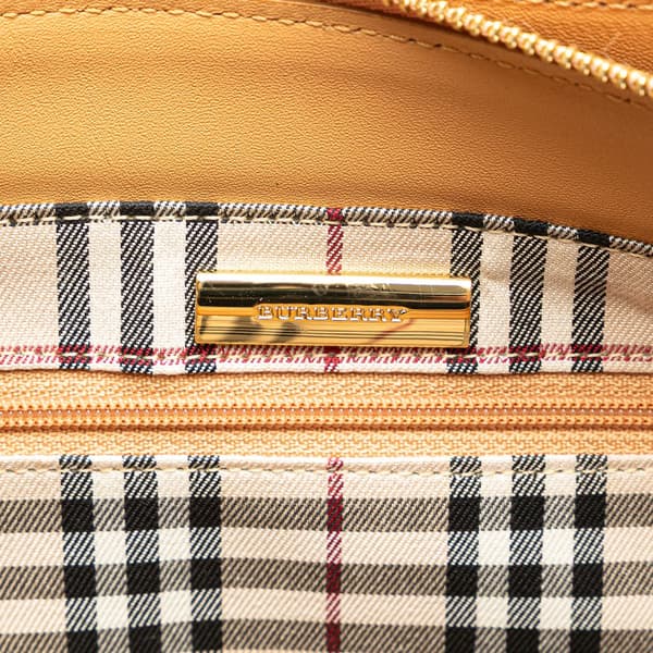 Pre-owned Burberry Leather Shoulder Bag Brown