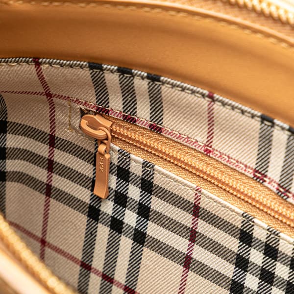 Pre-owned Burberry Leather Shoulder Bag Brown