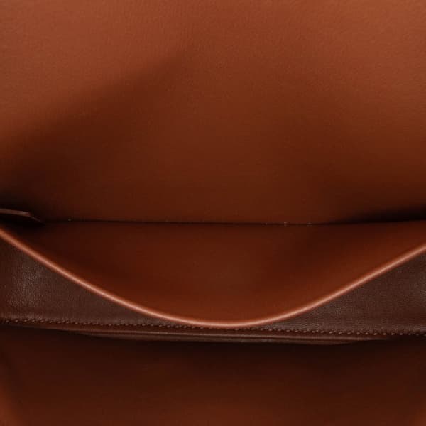 Pre-owned Celine Leather Triomphe Claude Shoulder Bag Brown