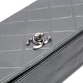 Miniatyrbillede 7 af 9: Pre-owned Chanel Medium Embossed Calfskin Propeller Flap Gray