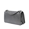Miniatyrbillede 2 af 9: Pre-owned Chanel Medium Embossed Calfskin Propeller Flap Gray