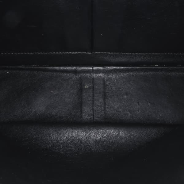 Pre-owned Chanel Jumbo Classic Patent Double Flap Black
