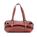 Pikkukuva 1 / 10: Pre-owned Bottega Veneta Nappa Intrecciato Montaigne Shoulder Bag Red