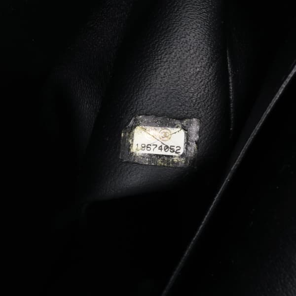 Pre-owned Chanel Jumbo Classic Patent Double Flap Black