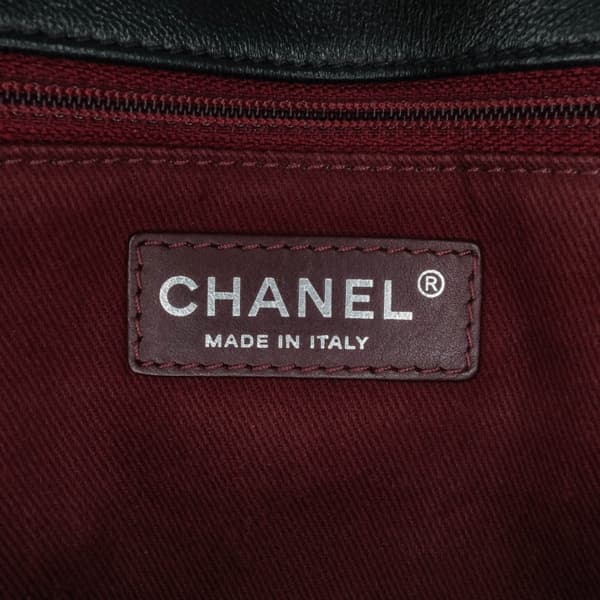 Pre-owned Chanel Jumbo Classic Chevron Lambskin Double Stitch Single Flap Black