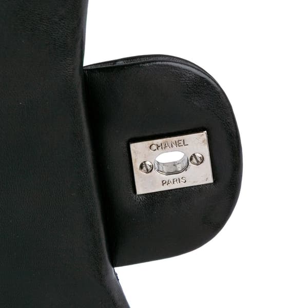 Pre-owned Chanel Jumbo Classic Lambskin Single Flap Black