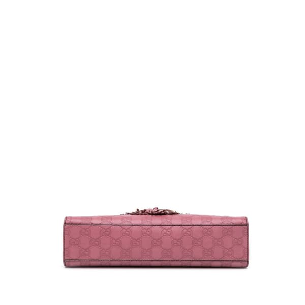Pre-owned Gucci Medium Guccissima Emily Shoulder Bag Pink