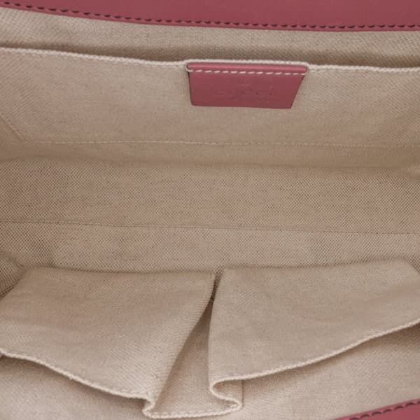 Pre-owned Gucci Medium Guccissima Emily Shoulder Bag Pink