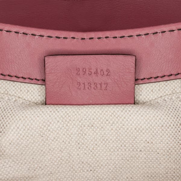 Pre-owned Gucci Medium Guccissima Emily Shoulder Bag Pink