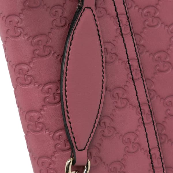 Pre-owned Gucci Medium Guccissima Emily Shoulder Bag Pink